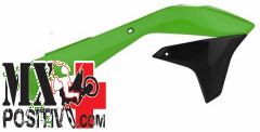 RADIATOR SCOOPS KAWASAKI KX 450 F 2016-2018 POLISPORT P8418300001 COLORE OEM - DOPPIA INIEZIONE VERDE 05/NERO