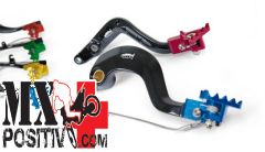 PEDALE FRENO CON PUNTALE SNODATO HUSQVARNA 350 FC 2014-2015 MOTOCROSS MARKETING PDS901C AZZURRO