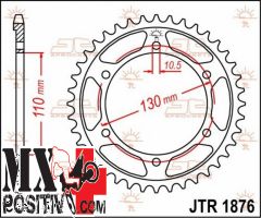 CORONA ACCIAIO YAMAHA XSR 700 2016-2020 JT JTR1876.43 43 DENTI PASSO 525