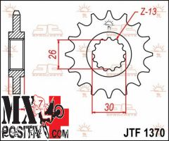 PIGNONE HONDA CBR 900 RR FIREBLADE 1996-1999 JT JTF1370.15 PASSO 525 15 DENTI VERSIONE GOMMATA