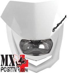 UNIVERSAL HEADLIGHT HALO BETA RR 520 4T 2010 POLISPORT P8657400036 HALO BIANCO/BIANCO