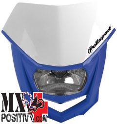 PORTA FARO UNIVERSALE HALO BETA RR 525 4T 2005-2009 POLISPORT P8657400039 HALO BIANCO/BLU YAM202