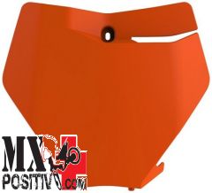 TABELLA PORTANUMERO KTM 125 SX 2019-2022 POLISPORT P8666400001 ARANCIONE 16