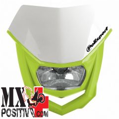 UNIVERSAL HEADLIGHT HALO HUSQVARNA WR 300 2011-2013 POLISPORT P8657400042 HALO BIANCO/GIALLO FLUO