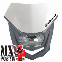 UNIVERSAL HEADLIGHT HALO BETA RR 520 4T 2010 POLISPORT P8657400043 HALO BIANCO/NARDO GREY