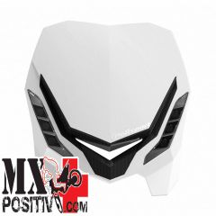 PORTA FARO UNIVERSALE HALO KAWASAKI KLX 450 2007-2012 POLISPORT P8670800001 E-BLAZE BIANCO/NERO