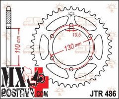CORONA ACCIAIO SUZUKI GSX R 1000 2009-2016 JT JTR486.42 42 DENTI PASSO 520