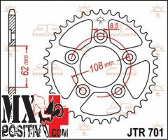 IRON SPROCKET BETA RR 125 2T 2018-2023 JT PX07.73013.49 49 DENTI PASSO 520