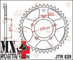 CORONA ACCIAIO SUZUKI GSF 600 BANDIT 1995-2004 JT JTR829.47 47 DENTI PASSO 530