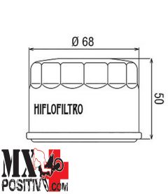 FILTRO OLIO KYMCO XCITING 500 2005-2016 HIFLO HF147