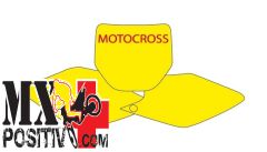 KIT ADESIVI PORTANUMERO KAWASAKI KXF 450 2012 BLACKBIRD 3416/G GIALLO