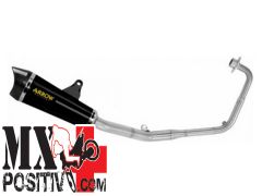 FULL SYSTEM WITH X-KONE DARK" SILENCERS" HONDA CB 125 R 2021-2022 ARROW 51519XKNW