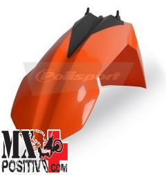 FRONT FENDER KTM 200 EXC 2008-2013 POLISPORT P8568700001 COLORE OEM ARANCIONE