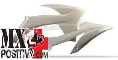 FIANCHETTI RADIATORE KTM 125 EXC 2012-2013 POLISPORT P8428600001 BIANCO