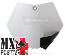 NUMBER PLATE KTM 150 SX 2009-2012 POLISPORT P8664400007 COLORE OEM 2011/2012 BIANCO