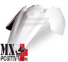 PARAFANGO POSTERIORE KTM 85 SX 2003-2012 POLISPORT P8563900004 COLORE OEM 2011/2012 BIANCO