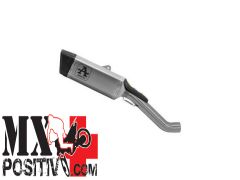 PISTA TITANIUM SILENCER WITH STAINLESS STEEL LINK PIPE APRILIA RSV 4 1100 FACTORY 2021-2023 ARROW 71004PT