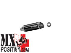 STREET THUNDER ALUMINIUM DARK" SILENCER WITH CARBY END CAP" YAMAHA YZF R6 2012-2016 ARROW 71701AKN