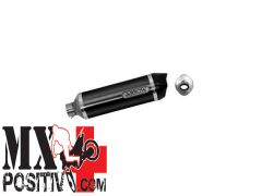 RACE-TECH ALUMINIUM DARK" SILENCER WITH CARBY END CAP" KAWASAKI Z 750 R 2011-2014 ARROW 71723AKN