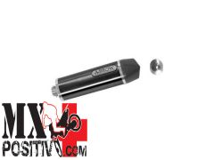 INDY RACE ALUMINIUM DARK" SILENCER WITH CARBY END CAP" HONDA CBR 1000 RR 2012-2013 ARROW 71727AKN