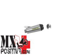 WORKS TITANIUM APPROVED SILENCER WITH CARBY END CAP FOR STOCK COLLECTORS BMW S 1000 R 2014-2016 ARROW 71750PK