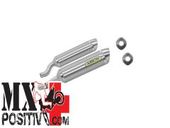 TERMINALI THUNDER APPROVED TITANIO (DX+SX) KAWASAKI Z 1000 2010-2013 ARROW 71755PO