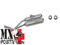 THUNDER APPROVED ALUMINIUM SILENCERS (RIGHT + LEFT) HONDA FMX 650 2005-2008 ARROW 72607AO