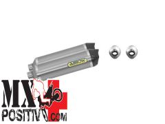 RACE-TECH TITANIUM SILENCERS (RIGHT AND LEFT) WITH CARBY END CAP KTM 950 SM 2006-2009 ARROW 72613PK