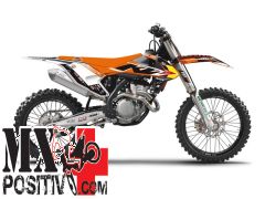 KIT GRAFICHE E COPERTINA KTM EXC 125 2017-2019 BLACKBIRD 8541R21 TROPHY 22