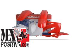 COMPLETE PLASTIC KIT HONDA CRF 450 R 2002-2003 POLISPORT P90085 COLORE OEM