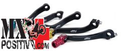 SHIFT LEVER ALUMINIUM ARTICULATED OBTAINED FROM FULL HONDA CRF 250 R 2010-2017 MOTOCROSS MARKETING LCP4371R PUNTALE ROSSO
