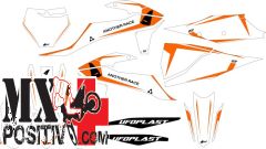 KIT ADESIVI KTM SX 250 2019-2022 UFO PLAST AD024042 TECNA BIANCO