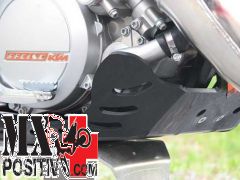 SKID PLATES MX KTM 125 EXC 2012-2016 AXP RACING AX1141 NERO