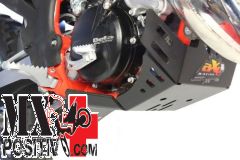 SKID PLATES ENDURO BETA RR 125 2T 2018-2019 XTREM AXP RACING AX1488 NERO