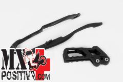 KIT CHAIN ROLLER AND CHAIN SLIDER HONDA CRF 250R 2004 UFO PLAST HO04631001 HO03660001 + HO03671001 NERO