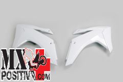 RADIATOR SCOOPS HONDA CRF 230 2015-2023 UFO PLAST HO04675041 BIANCO