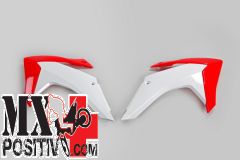 RADIATOR SCOOPS HONDA CRF 230 2015-2023 UFO PLAST HO04675999 ROSSO-BIANCO OEM