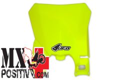 TABELLA PORTANUMERO HONDA CRF 450R 2017-2020 UFO PLAST HO04679DFLU STADIUM GIALLO FLUORO