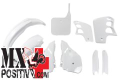 COMPLETE PLASTIC KIT HONDA CR 500 1989-1990 UFO PLAST HOKIT091F041 BIANCO