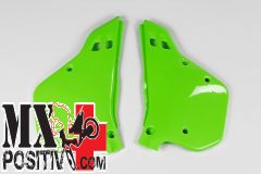 SIDE PANELS KAWASAKI KX 250 1990-1991 UFO PLAST KA02730026 VERDE