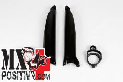 FORK GUARDS KAWASAKI KX 250 1996-2003 UFO PLAST KA03704001 NERO