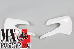 RADIATOR SCOOPS KAWASAKI KX 85 2001-2013 UFO PLAST KA03717047 BIANCO