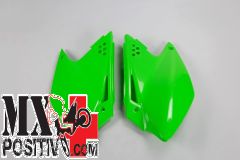 SIDE PANELS KAWASAKI KXF 250 2006-2008 UFO PLAST KA03768026 VERDE