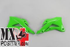 RADIATOR SCOOPS KAWASAKI KX 85 2014-2021 UFO PLAST KA04728026 VERDE