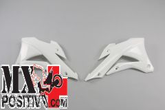 RADIATOR SCOOPS KAWASAKI KX 85 2014-2021 UFO PLAST KA04728047 BIANCO