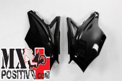 SIDE PANELS KAWASAKI KXF 250 2017-2020 UFO PLAST KA04737001 NERO