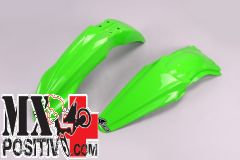 FENDERS KIT KAWASAKI KXF 450 2013-2015 UFO PLAST KAFK220026 VERDE