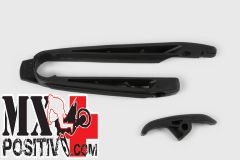 PATTINO SCORRICATENA KTM SX 125 2007-2010 UFO PLAST KT03096001 NERO