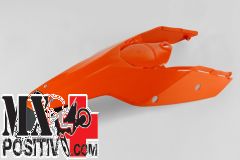 REAR FENDER KTM EXC 250 2008-2011 UFO PLAST KT03097127 ENDURO LED ARANCIO