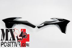 RADIATOR SCOOPS KTM EXC 125 2012-2013 UFO PLAST KT04022001 NERO